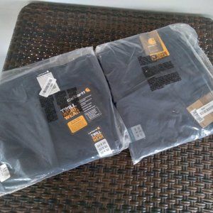 2 Carhartt B290 Twill Work Pants Relaxed Fit Navy